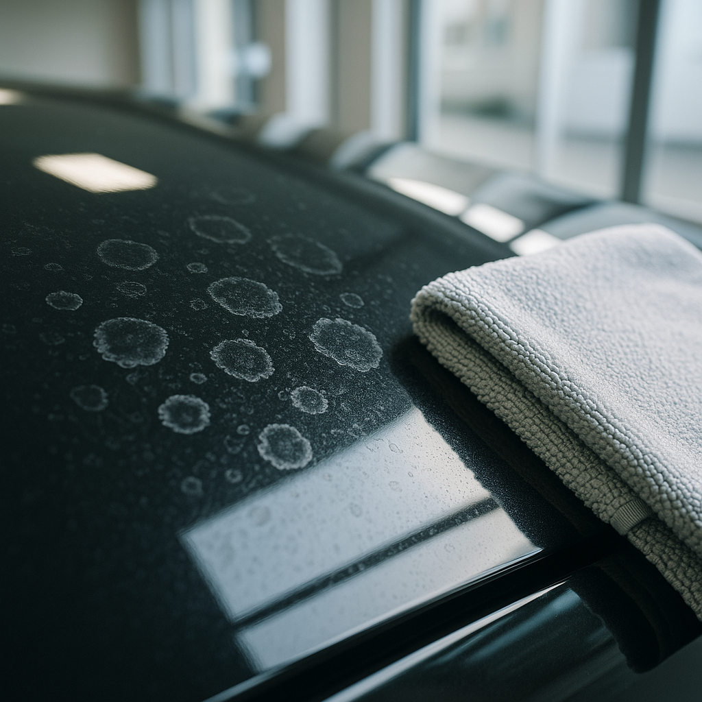 Remove Water Spots from Car Glass and Paint Safely in Jaipur